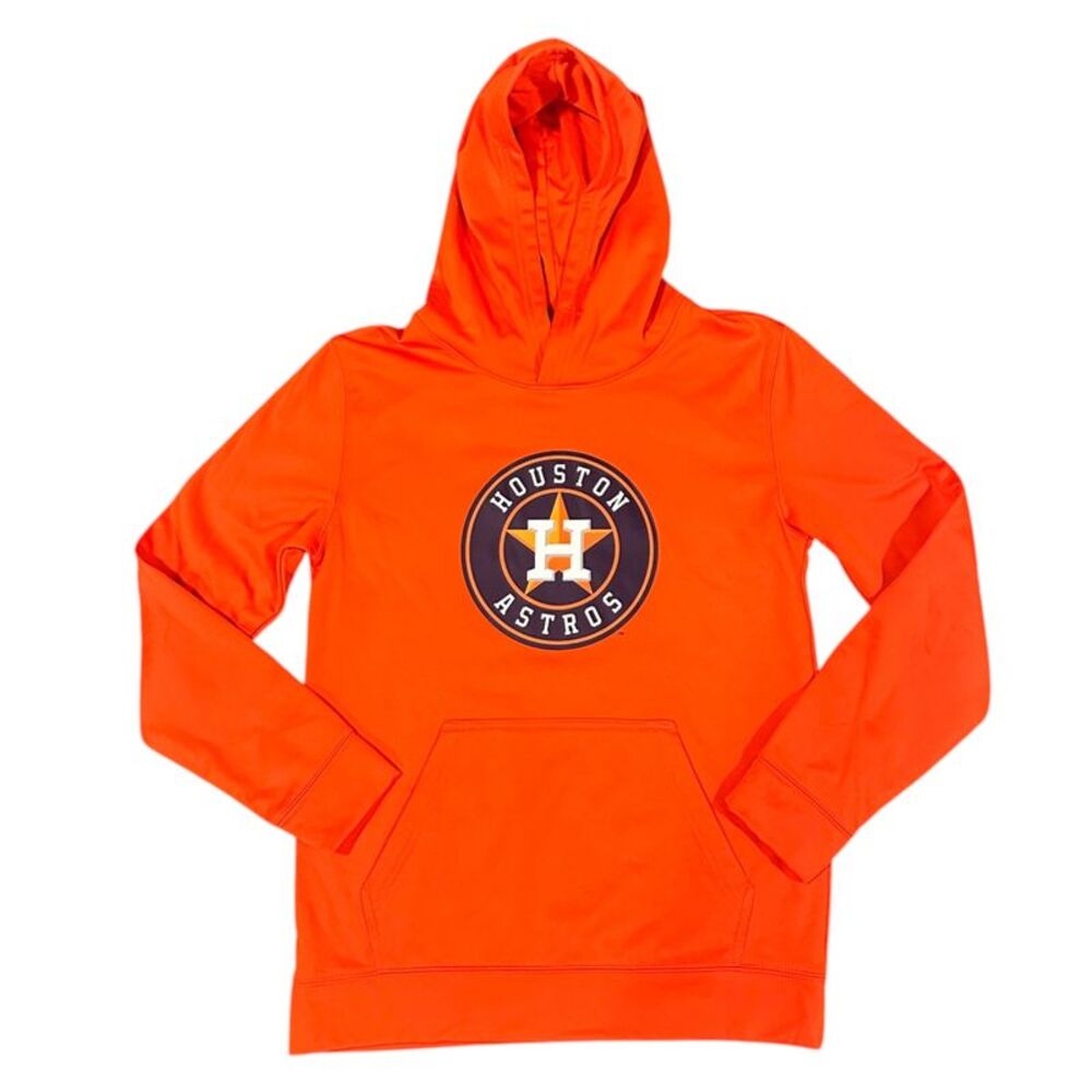 MLB Houston Astros Youth Team Hoodie in Orange, Large (14/16)